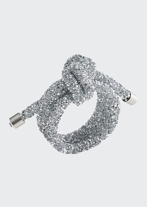 Glam Knot Napkin Ring, Silver