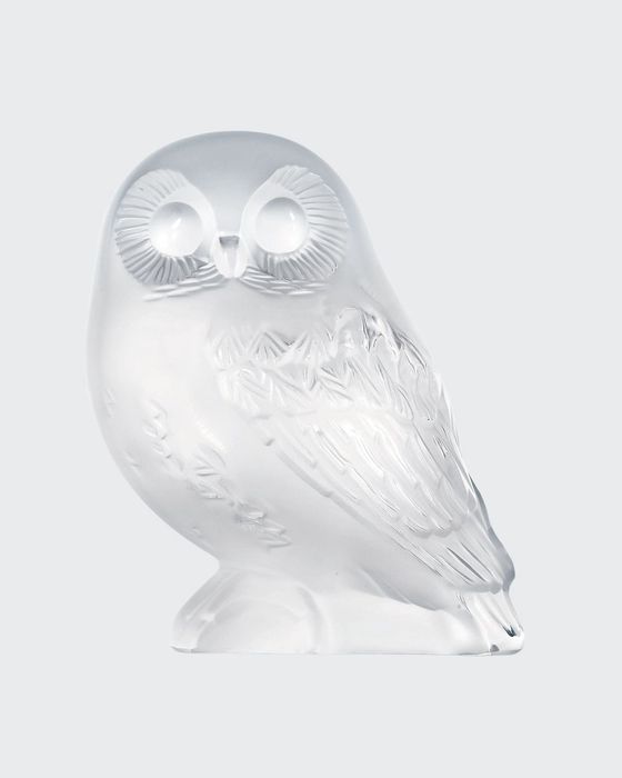 "Shivers" Crystal Owl Figure
