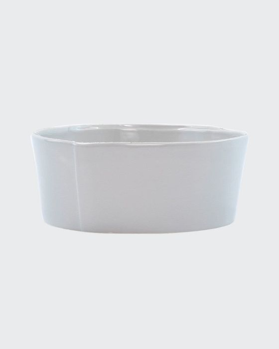 Lastra Medium Serving Bowl, Light Gray