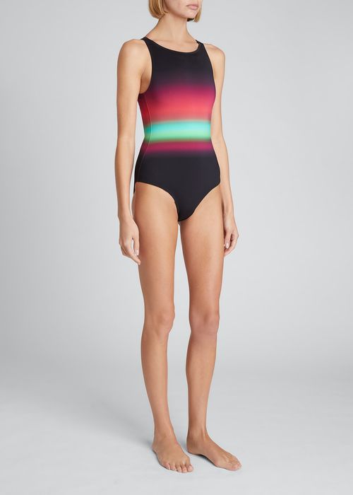 Gradient One-Piece Swimsuit