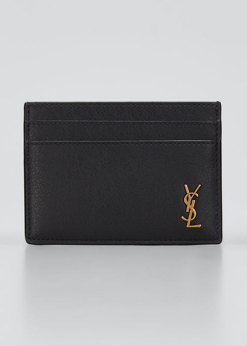 YSL Monogram Tiny Leather Card Case