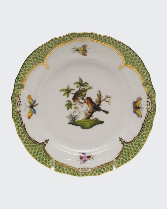 Rothschild Bird Green Motif 10 Bread & Butter Plate