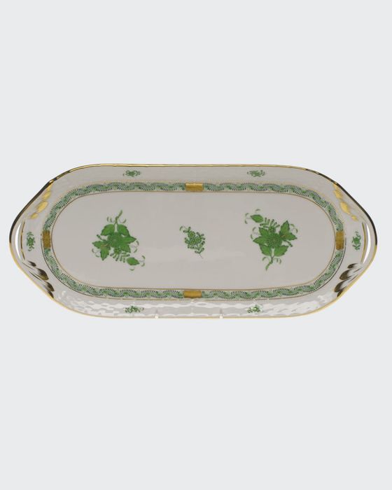 Chinese Bouquet Green Sandwich Tray