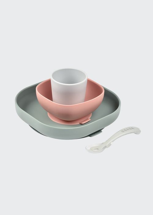 Kid's 4-Piece Silicone Meal Set