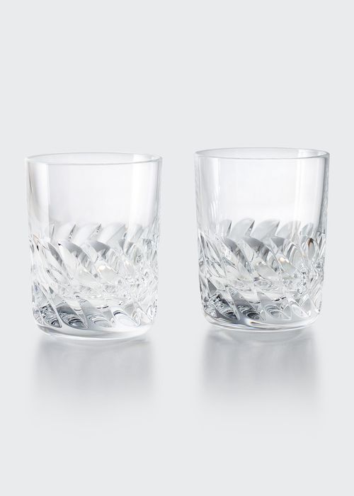 Manhattan Crystal Shot Glasses, Set of 2