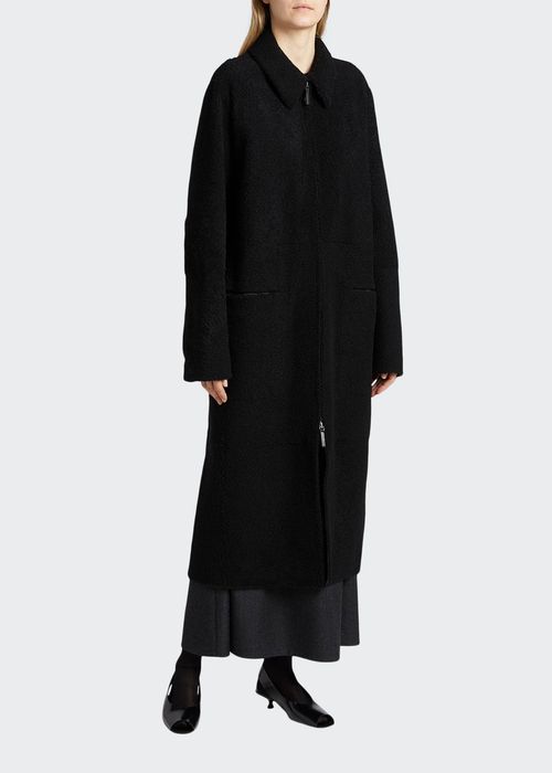Evelle Long Shearling Coat