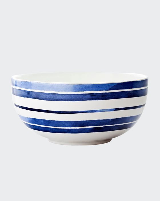 Cote D'Azur Stripe Serving Bowl