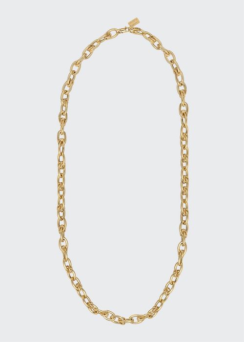 14k Long Chain Necklace, 36"L
