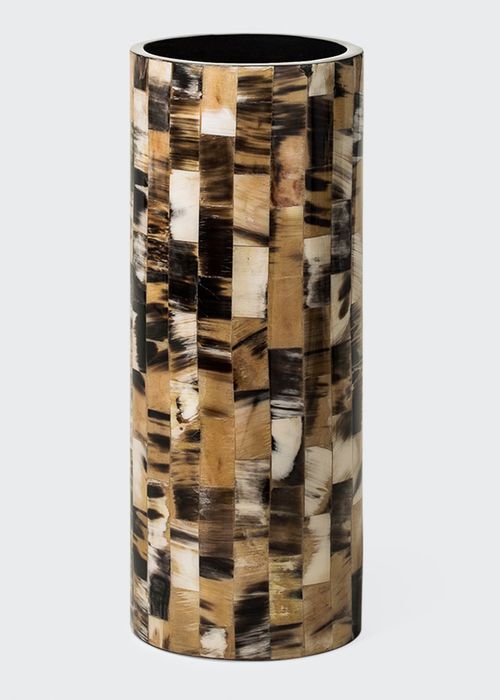 Horn Domino 12" Cylinder Vase