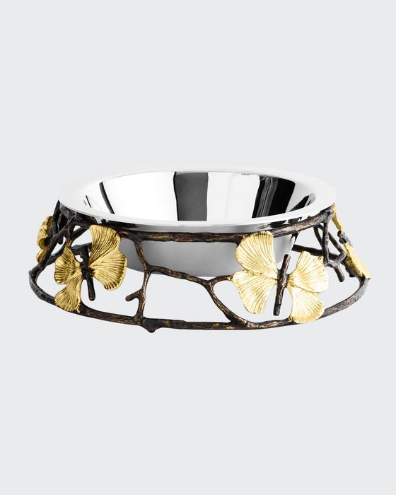 Butterfly Ginkgo Small Dog Bowl