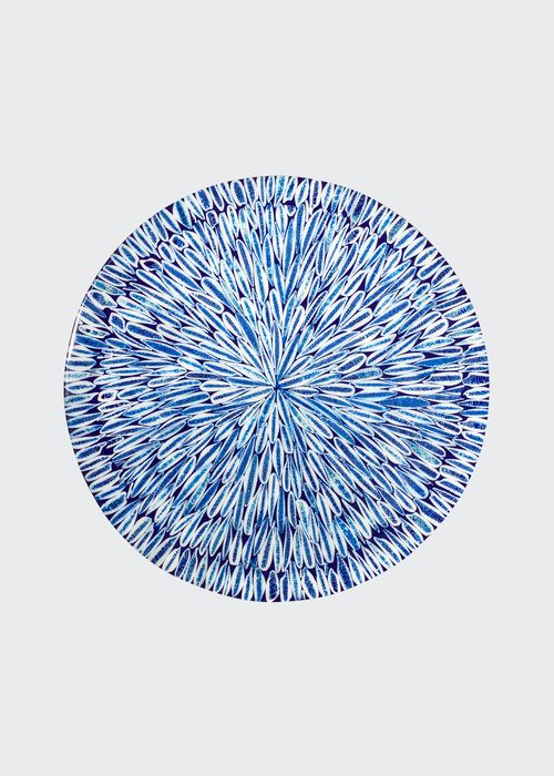 Blue Almendro Round Centerpiece