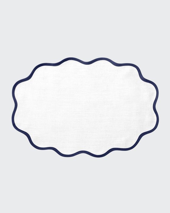Casual Couture Scallop Placemats, Set of 4