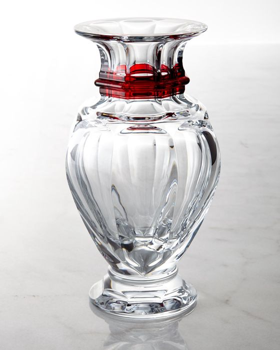 Large Red Harcourt Balustre Vase