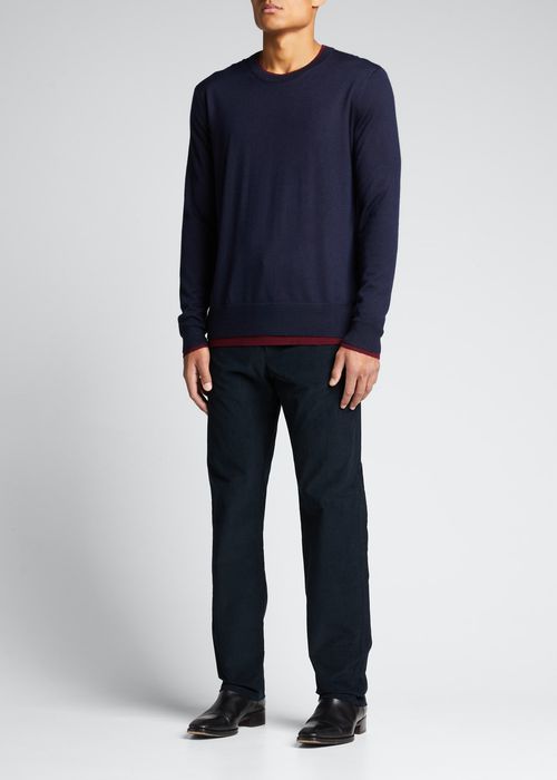 Men's Wells Cashmere-Silk Sweater