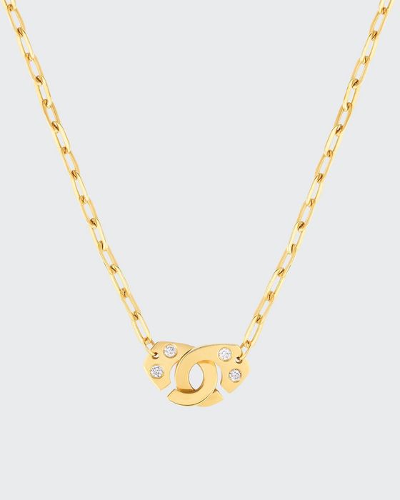 Extra Large Partners in Crime 18k Gold Necklace w/ Diamonds