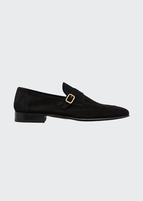 Men's Formal Suede Penny Loafers