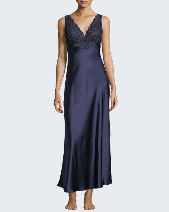 Bijoux Lace-Trim Nightgown