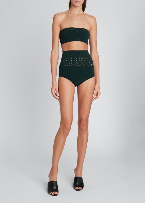 Cutout Seamless Two-Piece Swimsuit