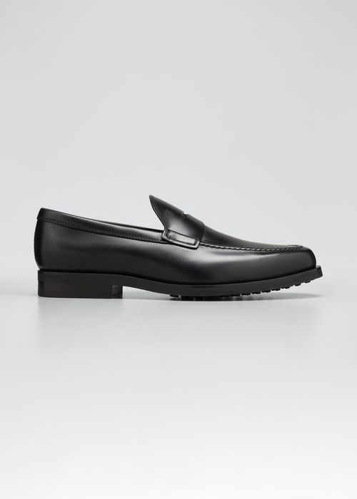 ZF Mocassino Leather Penny Loafers