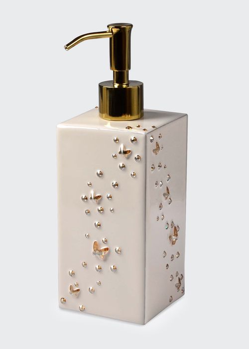 Valencia Soap Pump with Swarovski Crystals
