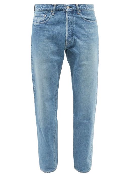 Kuro - Futura Wash 002 High-rise Straight-leg Jeans - Mens - Blue