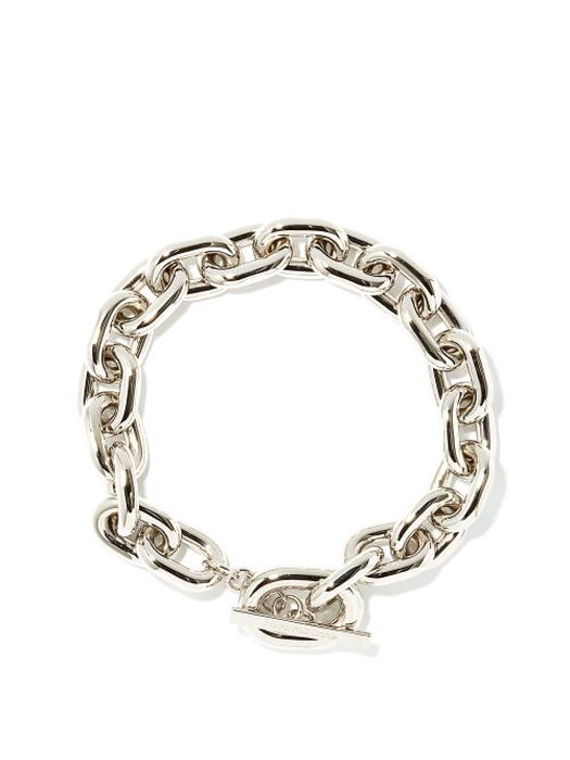 Paco Rabanne - Xl Chain-link Necklace - Womens - Silver
