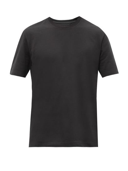 Bottega Veneta - V-stitched Nape Cotton T-shirt - Mens - Black