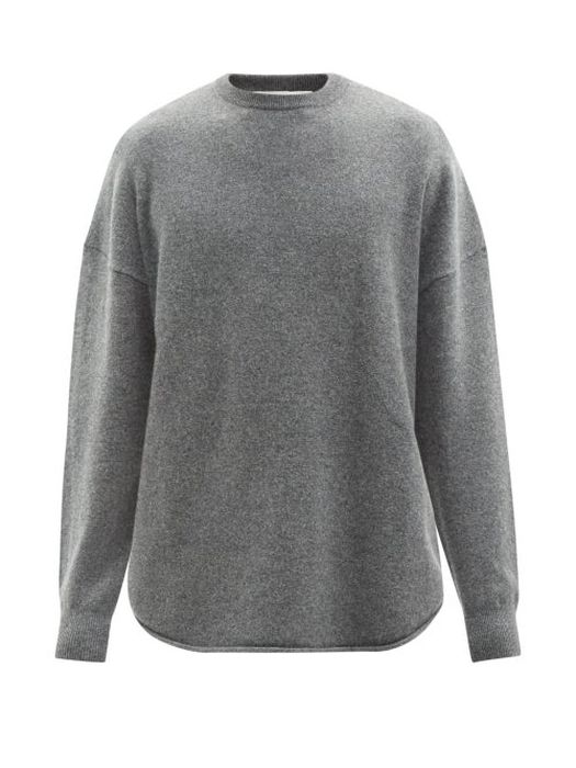 Extreme Cashmere - No. 53 Crew Hop Stretch-cashmere Blend Sweater - Mens - Grey