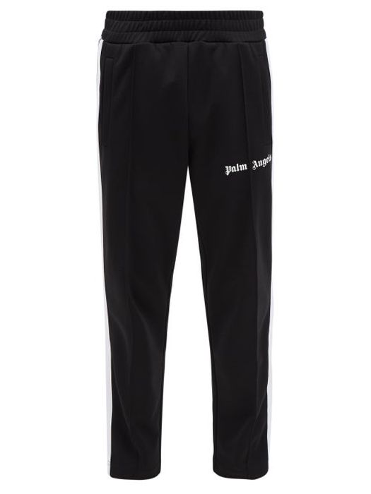 Palm Angels - Logo-print Jersey Track Pants - Mens - Black