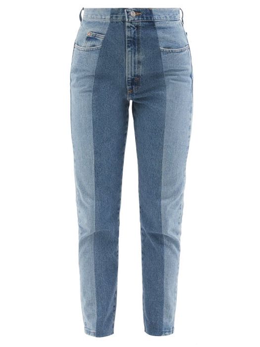 E.l.v. Denim - The Twin Straight-leg Jeans - Womens - Blue