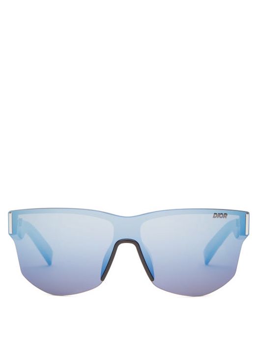 Dior - Diorxtrem Mask Acetate Sunglasses - Mens - Blue Multi