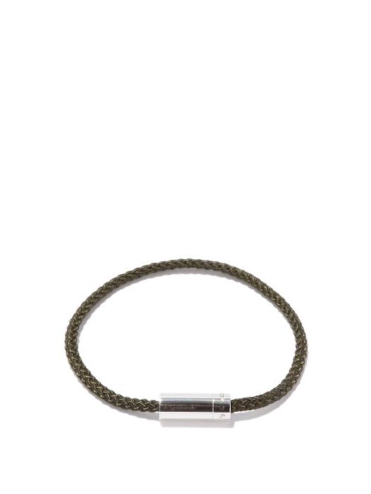 Le Gramme - 5g Cable & Sterling-silver Bracelet - Mens - Khaki