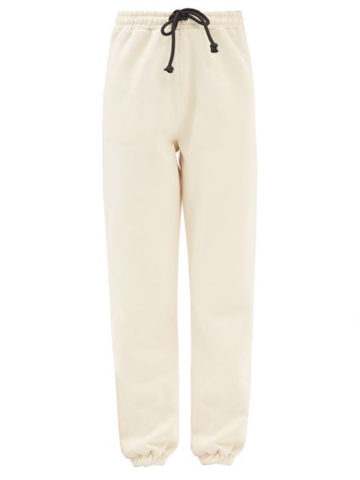 Made In Tomboy - Pam Cotton-jersey Track Pants - Womens - Ivory