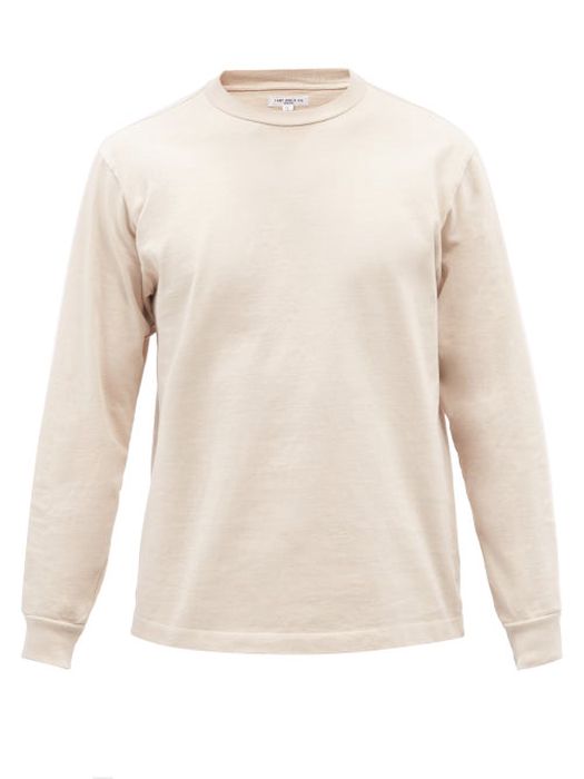 Lady White Co. - Rugby Cotton-jersey Sweatshirt - Mens - Cream