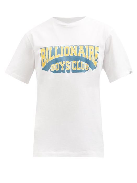 Billionaire Boys Club - Logo-print Cotton-jersey T-shirt - Mens - White