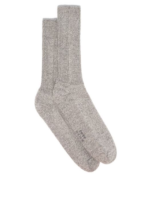 Falke - Walkie Ergo Wool-blend Socks - Mens - Grey