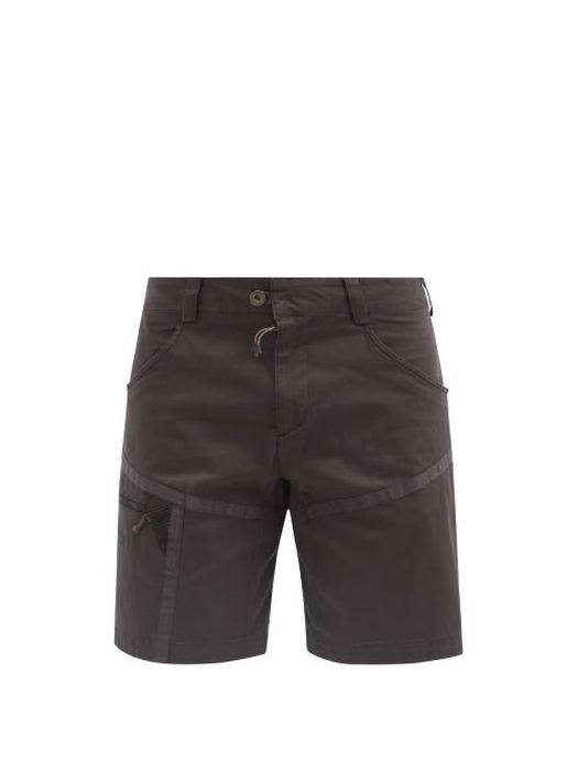 Klättermusen - Gefjon Organic-cotton Blend Climbing Shorts - Mens - Black
