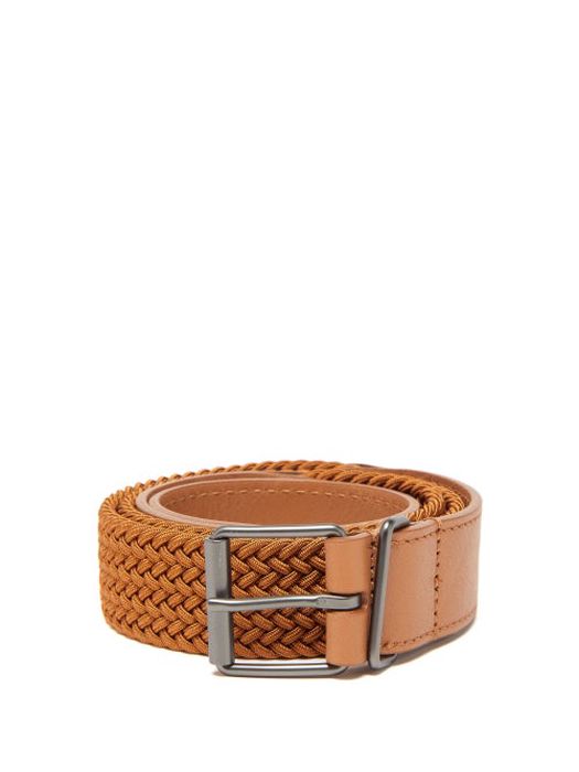 Anderson's - Woven Elasticated Belt - Mens - Brown