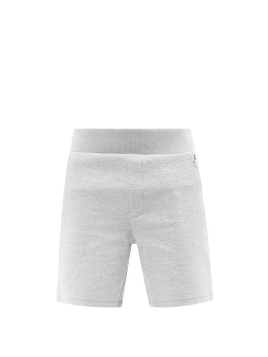 Jacques - Signature Cotton-blend Jersey Shorts - Mens - Grey