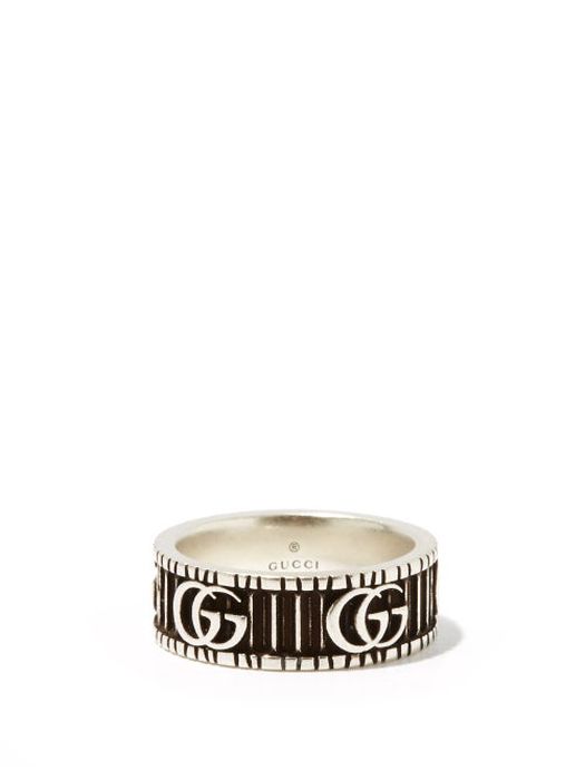 Gucci - GG Marmont Silver Ring - Mens - Silver