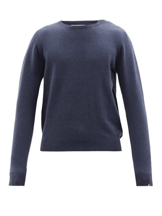 Extreme Cashmere - No.36 Stretch-cashmere Sweater - Mens - Blue