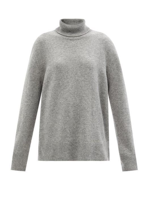The Row - Stepny Wool-blend Roll-neck Sweater - Womens - Grey