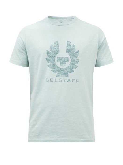 Belstaff - Coteland 2.0 Logo-print Cotton-jersey T-shirt - Mens - Light Green