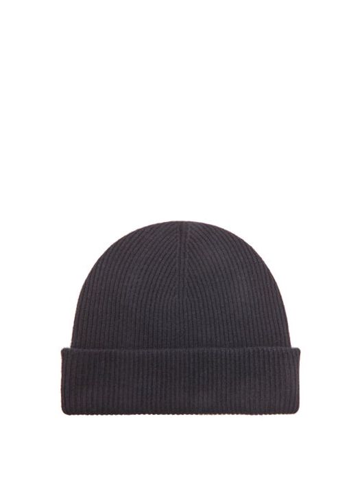 Raey - Knitted Recycled-cashmere Blend Beanie - Mens - Navy