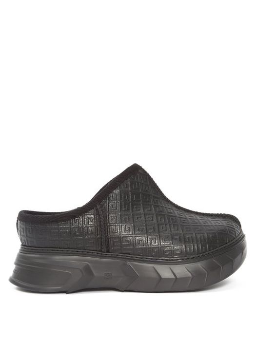 Givenchy - Winter Mallow 4g-embossed Leather Trainers - Mens - Black