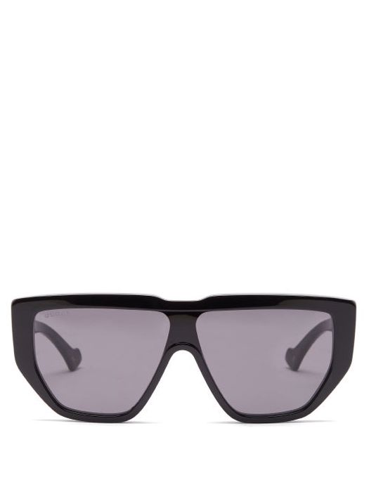 Gucci Eyewear - D-frame Acetate Sunglasses - Mens - Black