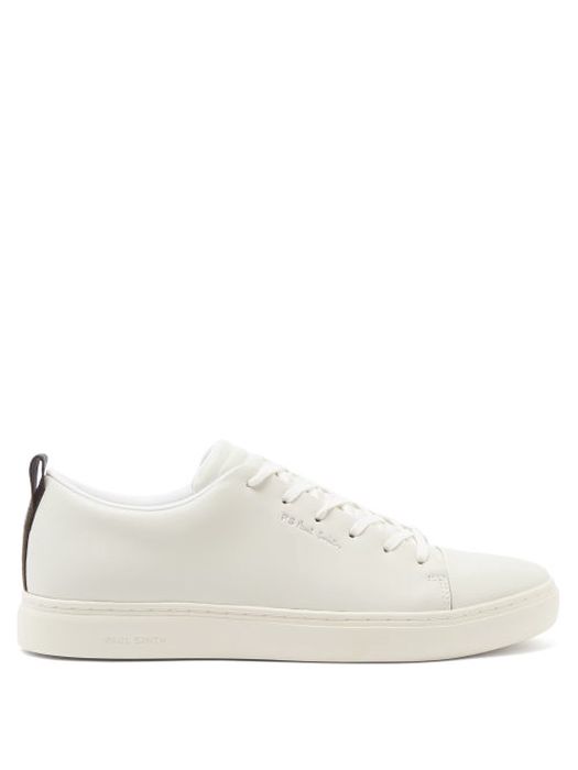 Paul Smith - Lee Striped Leather Trainers - Mens - White