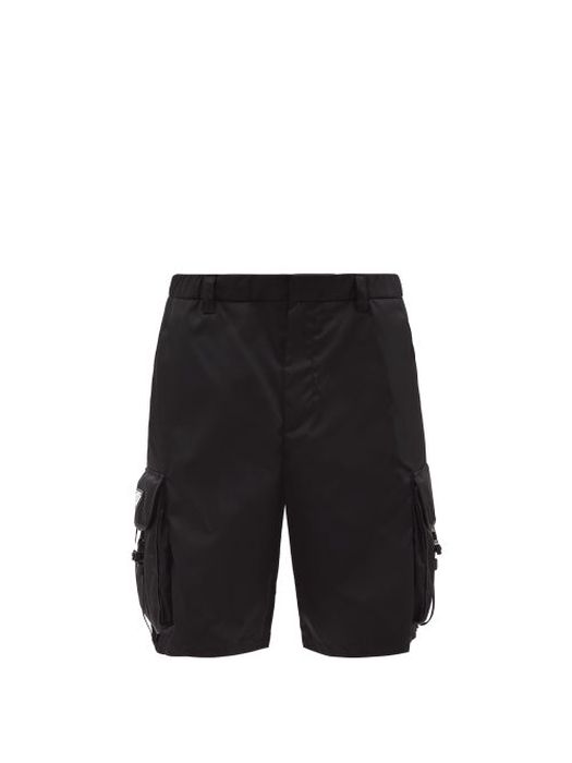 Prada - Re-nylon Cargo Shorts - Mens - Black