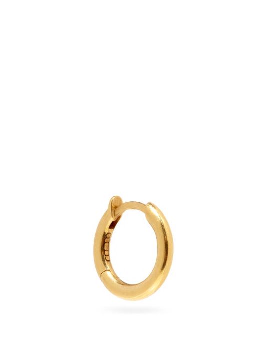 Spinelli Kilcollin - Micro Hoop 18kt Gold Single Earring - Mens - Yellow Gold