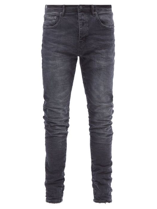 Purple Brand - Distressed Skinny Jeans - Mens - Black